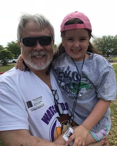 WatchDOG volunteer in school setting